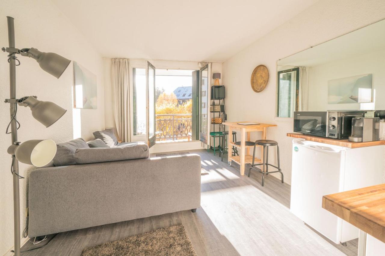 Chamonix Sud Studio With Mont Blanc Views Экстерьер фото